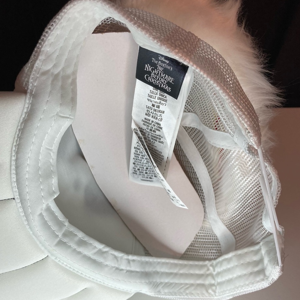 Disney Parks Jack Skellington Santa Holiday Christmas Baseball Cap - Picture 9 of 10